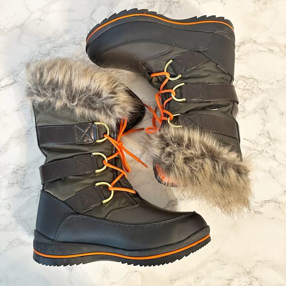 Lugz Tundra Lace Up Faux Fur Waterproof Women's Winter Boots - Size 7 - Picture 7 of 11